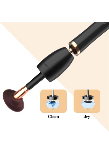 Fırçalar Makyaj Fırçası Temizleyici ve Kurutucu En Iyisi, Elektrikli Makyaj Fırçası Sıkma Makinesi ve Yıkayıcı 30 Saniyede Kurutma (Yurt Dışından) modelleri
