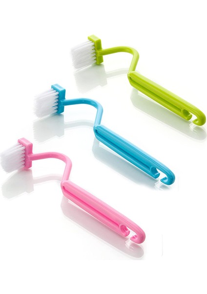 Fırçalar Tuvalet Köşeleri Için Kıvrımlı Plastik Tuvalet Fırçası (3 Parça) (Yurt Dışından) fiyatları