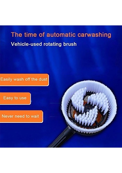 Fırçalar Araba Yıkama Fırçası, Otomatik Dönen Uzun Saplı Yumuşak Saç Araba Temizleme Fırçası Araba Yıkama Aracı (Yurt Dışından) indirimleri