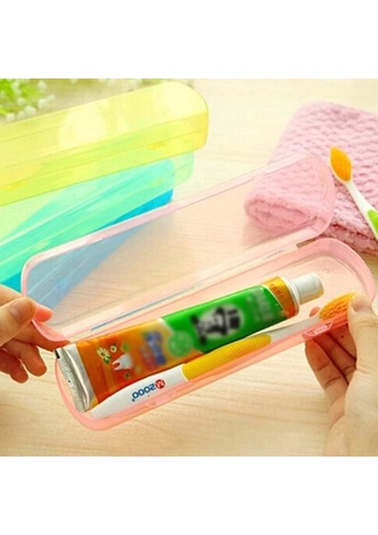 Fırçalar 2 Adet Taşınabilir Işık Diş Fırçası Kutusu Seyahat Ev Için Solunabilir Diş Macunu Plastik Saklama Kutusu Organizatör Turuncu ve Mavi (Yurt Dışından) fiyatları