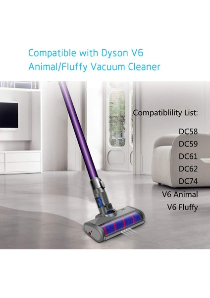 Fırçalar Akülü Süpürge Fırça Başlığı Için Uygun Dyson V6 Elektrikli Süpürge Fırça Başlığı (Yurt Dışından) fiyatları