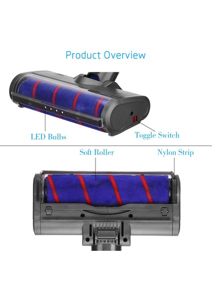 Fırçalar Akülü Süpürge Fırça Başlığı Için Uygun Dyson V6 Elektrikli Süpürge Fırça Başlığı (Yurt Dışından) indirimleri