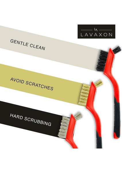 Fırçalar 3 Parça Temizleme Fırçası Detay Tel Fırça Seti, Pirinç, Paslanmaz Çelik ve Naylon Fırça Başlıkları, Ağır Hizmet Kıvırcık Çizme Fırçası, Ekstra Kıl Demetleri (Yurt Dışından) indirimleri