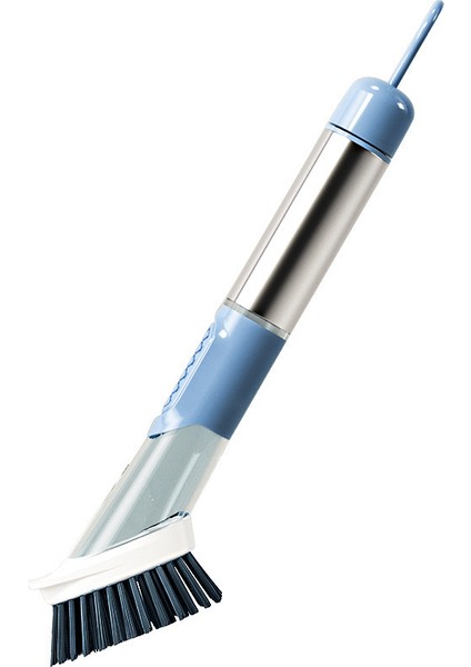 Fırçalar Sabunluk Bulaşık Fırçası Seti - Standlı Mutfak Fırçası 4 Fırça Başlığı Paslanmaz Çelik Saplı, Mutfak Fırçası Tencere ve Bulaşıklar Için (Yurt Dışından)