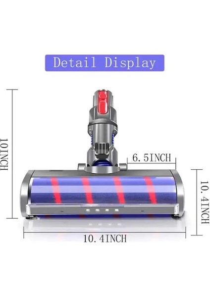 Dyson Modelleri Için QOO100 Fırçalar Temizleme Başlığı V7 V8 V10 V11 Akülü Elektrikli Süpürge Parke Zeminler Için Aksesuarlar (Yurt Dışından) fiyatları