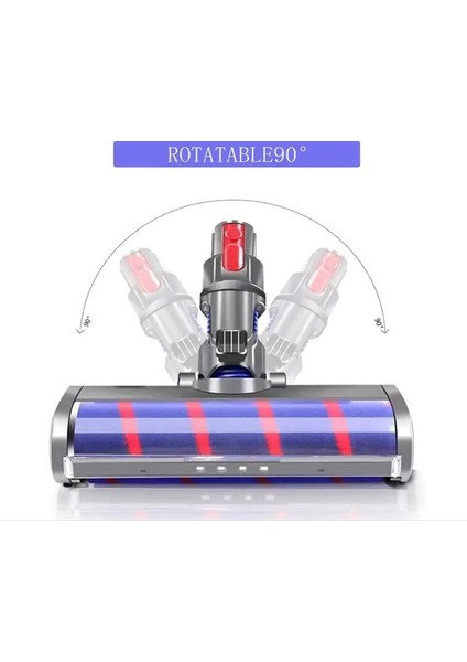 Dyson Modelleri Için QOO100 Fırçalar Temizleme Başlığı V7 V8 V10 V11 Akülü Elektrikli Süpürge Parke Zeminler Için Aksesuarlar (Yurt Dışından) indirimleri