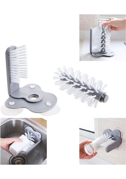 Fırçalar Şişe Fırçası, Şişe Temizleme Fırçası, Cam Temizleyici ve Vantuz Fırçası (Yurt Dışından) modelleri