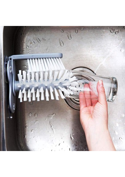 Fırçalar Su Şişesi Temizleme Fırçası Emme Tabanlı Cam Bardak Yıkama Fırçası (Yurt Dışından) fiyatları