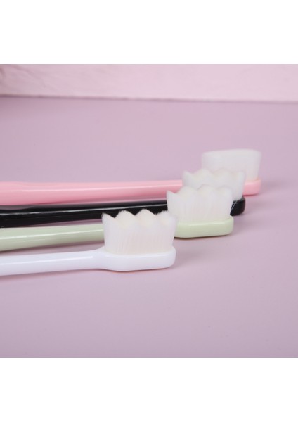 Fırçalar 4 Parça Yumuşak Mikro-Nano Manuel Diş Fırçası Ekstra Yumuşak Kıllı Diş Fırçası, Kırılgan Diş Etleri Için 20.000 Kıllı Yetişkin Çocuk Çocuk (Yurt Dışından) fiyatları