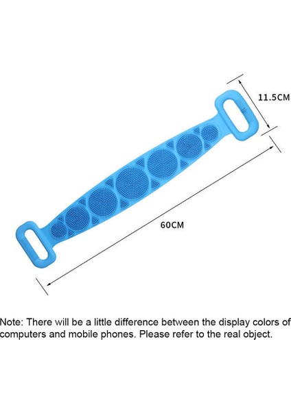 Fırçalar Çok Fonksiyonlu Silikon Fırçalama Banyo Fırçası Çift Taraflı Masaj Sırt Şeridi (Yurt Dışından) fiyatları
