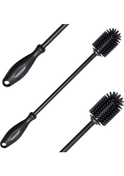 Fırçalar Su Şişesi Fırçası Silikon Şişe Fırçası, Vakumlu Spor Şişe, Vazo ve Züccaciye Su Şişesi Temizleme Fırçası (Siyah) (Yurt Dışından)