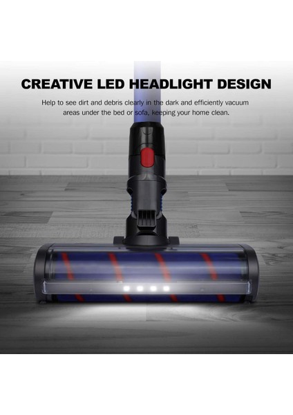 Fırçalar Soft Temizleme Fırçası LED Işıklı Temizleyici Kafa Aparatı Dyson V11 V10 V8 V7 ile Uyumlu Parke Zeminler Için Akülü El Süpürgesi (Yurt Dışından) fiyatları