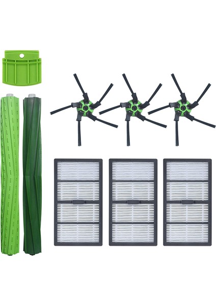 Fırçalar Hepa Filtreli Yedek Yan Fırça Irobot Roomba S9 (9150) / S9 Plus (9550) Wi-Fi Bağlantılı Robot Süpürge ile Uyumlu (Yurt Dışından)