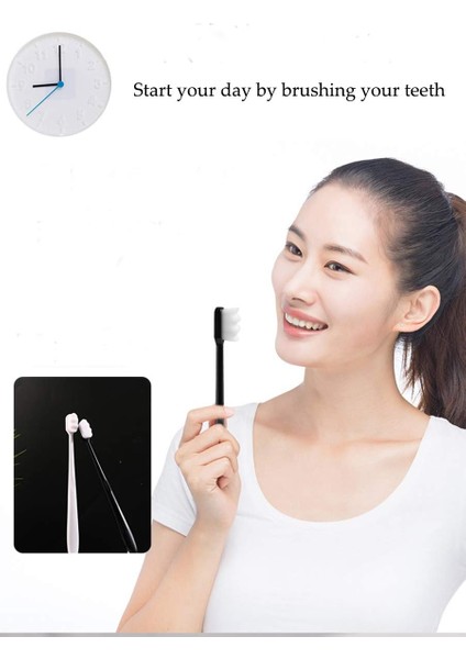 Fırçalar Ekstra Yumuşak Diş Fırçası, Ultra Yumuşak Kıllı Yetişkin Diş FIRÇASI15000 Diş Ipi Kıl Hassas Dişler Için Iyi Temizleme Etkisi Ağız Diş Eti Çekilmesi (Yurt Dışından) fiyatları