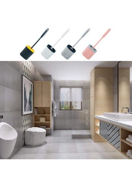 Fırçalar Damlama Önleyici Düz Silikon Tuvalet Fırçası, Kamp Arabası Tuvalet Fırçası, Kolay Temizlenebilir Ergonomik Esnek Antiyel Düz Silikon Tuvalet Fırçası (Yurt Dışından) fırsatları