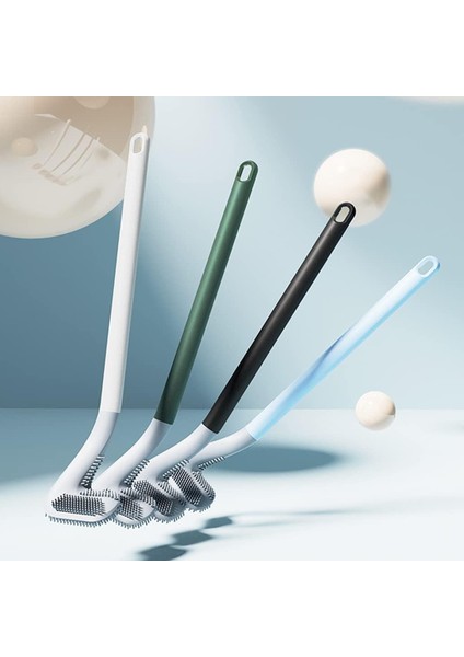 Fırçalar Golf Fırça Kafası Tuvalet Fırçası 1'li Paket Paslanmaz Ekstra Uzun Saplı Duvara Monte Banyo Tuvalet Fırçası (Yurt Dışından) fiyatları