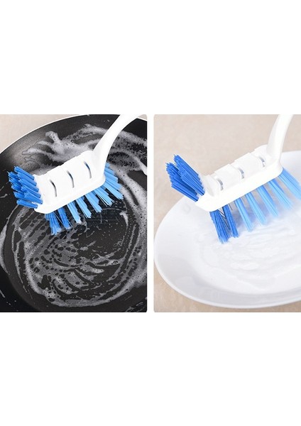 Fırçalar 2'li Paket Mutfak Difüzyon Tipi Sert Fırça, Yemekleri Temizlemek Için Tencere Tava Lavabo ve Rahat Uzun Saplı Banyo (Yurt Dışından) fiyatları