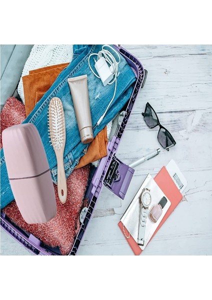 Fırçalar Seyahat Diş Fırçası Kabı, Taşınabilir Yıkama Bardağı Tutucusu, Diş Fırçası Tutucusu Organizatörü ve Açık Hava Kamp Okulları Için Diş Macunu (Yurt Dışından) indirimleri