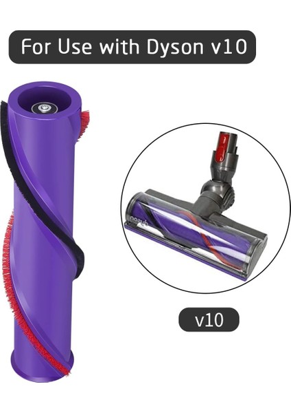 Dyson V10 Elektrikli Süpürge Için QOO100 Fırçalar Yedek Fırça Rulosu, Fırça Tutucu Parça No. 969569-01 (V10 Modelleri Için) (Yurt Dışından) modelleri