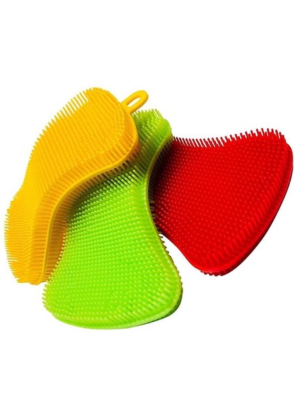 Fırçalar Çok Amaçlı Silikon Mutfak Süngeri | Gıda Sınıfı Antiyel Bulaşık Temizleyici | Isıya Dayanıklı Tencere Tutacağı (Yurt Dışından) modelleri