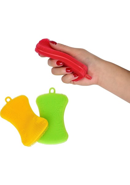 Fırçalar Çok Amaçlı Silikon Mutfak Süngeri | Gıda Sınıfı Antiyel Bulaşık Temizleyici | Isıya Dayanıklı Tencere Tutacağı (Yurt Dışından) fırsatları