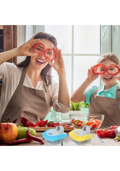 Fırçalar 3 Parça Meyve Sebze Fırçası, 3 Adet Sebze Fırçaları Meyve Scrubber Esnek Kıllar Scrubber Temizleme Aracı Havuç Meyveler Için Mutfak Fırçası Ev Mutfak (Yurt Dışından) fırsatları