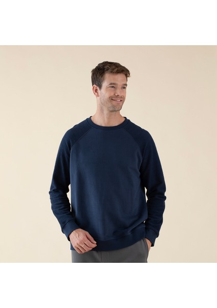 Naphte Erkek Sweatshirt Marin Mavi
