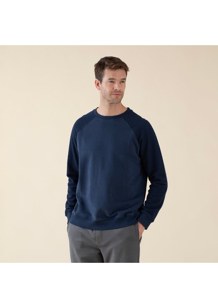 Naphte Erkek Sweatshirt Marin Mavi