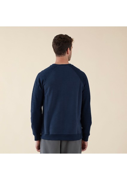 Naphte Erkek Sweatshirt Marin Mavi