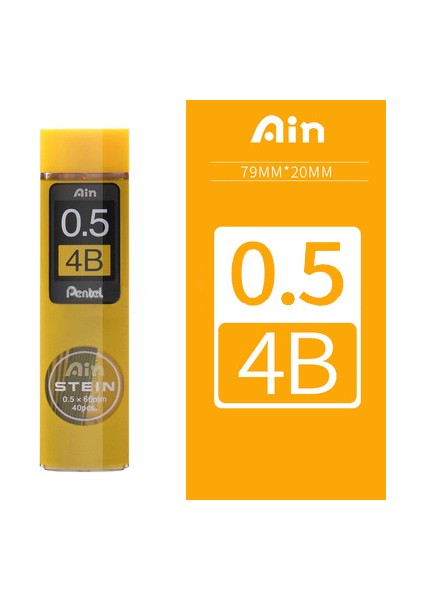 0.5mm 4b 7 Kutu Japonya Pentel Mekanik Kurşun Kalem Dolum Steın Kırılmaz Kurşun Dolum Otomatik Hareketli Kalem 0.5 mm C275 Kırtasiye Kawai (Yurt Dışından)