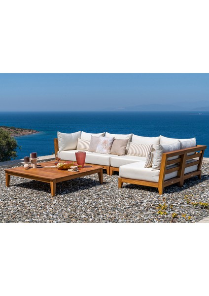 Rio Orta Sehpa 130X130X30 cm Natural