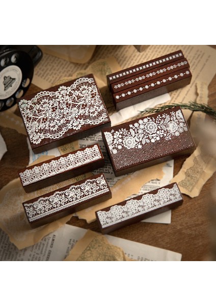 Rüyalar Ahşap Damga Dantel Damga Serisi Vintage Günlüğü Dıy Dekorasyon Dergisi Zanaat Scrapbooking Kart Yapımı Planlayıcısı Yaratıcı Tasarım (Yurt Dışından) fiyatları