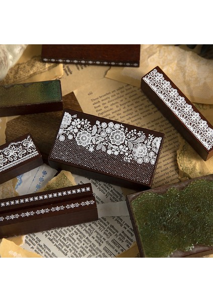 Rüyalar Ahşap Damga Dantel Damga Serisi Vintage Günlüğü Dıy Dekorasyon Dergisi Zanaat Scrapbooking Kart Yapımı Planlayıcısı Yaratıcı Tasarım (Yurt Dışından) modelleri
