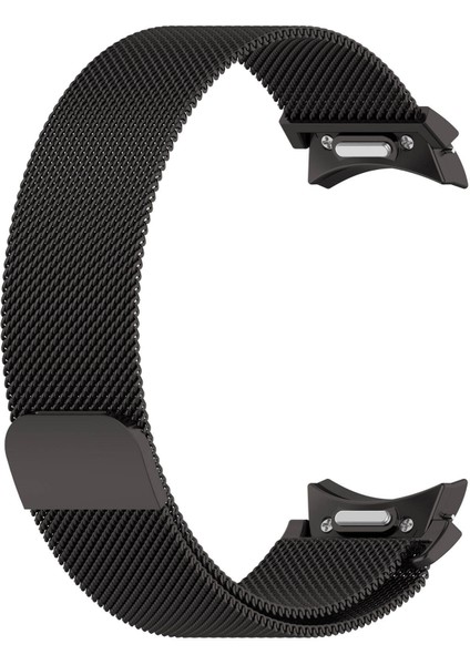 Samsung Galaxy Watch 6 Classic 43MM Metal Kordon (2 Krd-01) Tel Örgü Işlemeli Mıknatıslı Akıllı Saat Metal Kordon