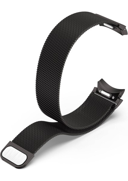 Samsung Galaxy Watch 6 Classic 43MM Metal Kordon (2 Krd-01) Tel Örgü Işlemeli Mıknatıslı Akıllı Saat Metal Kordon