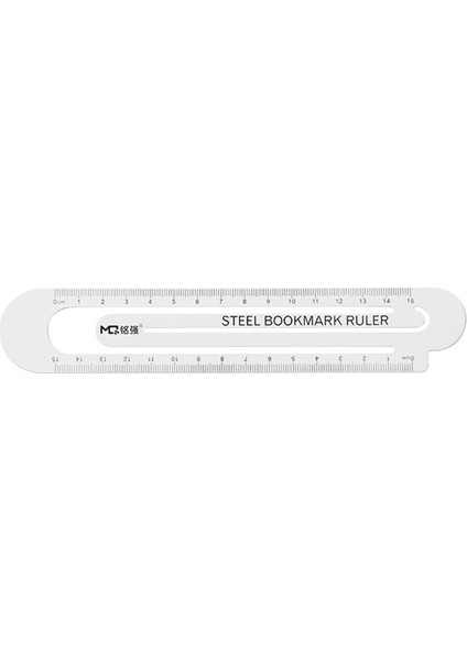 Ataç Beyaz Karikatür Metal Cetvel Kitap Tutucu Klip Ölçme Ölçeği Çizim Aracı Okul Öğrenci Tedarik J60A (Yurt Dışından)