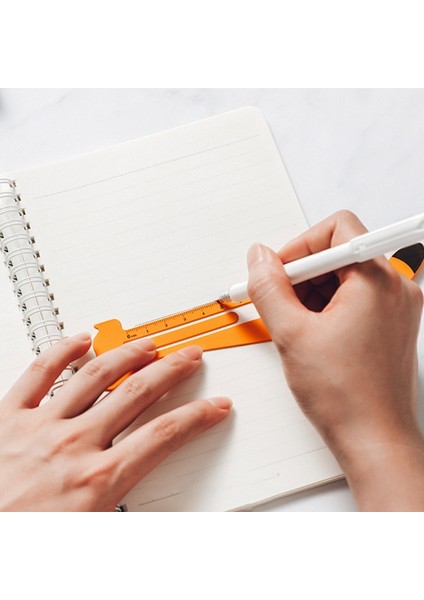 Ataç Beyaz Karikatür Metal Cetvel Kitap Tutucu Klip Ölçme Ölçeği Çizim Aracı Okul Öğrenci Tedarik J60A (Yurt Dışından) fırsatları