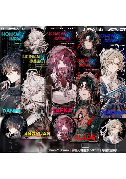 1 Takım 5 Adet Honkai Yıldız Raylı Lazer Bilet Imi Dan Heng Kafka Jing Yuan Yanqing Kitaplar Için Yer Imleri Okul Malzemeleri Cosplay Anime Hediye (Yurt Dışından) fiyatları