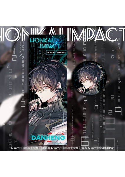 1 Takım 5 Adet Honkai Yıldız Raylı Lazer Bilet Imi Dan Heng Kafka Jing Yuan Yanqing Kitaplar Için Yer Imleri Okul Malzemeleri Cosplay Anime Hediye (Yurt Dışından) fırsatları