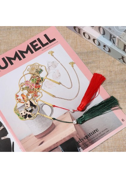 Şakayık Karşılaştırın 1 Pc Çin Tarzı Yer Ayracı Kitap Klipsi Pirinç Renk Püskül Sayfalandırma Mark Metal Kitap Ayraçları Kırtasiye Pirinç Püskül Yer Imleri (Yurt Dışından) indirimleri