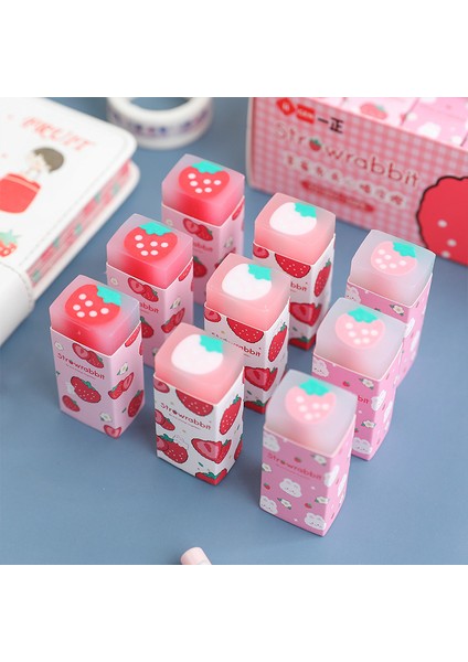 Futbol Serisi-1 Adet Tatlı Çilek Tavşan Yumuşak Kauçuk Silgi Kawaii Okul Ofis Malzemeleri Öğrenciler Için Serin Ödüller Kırtasiye Kore (Yurt Dışından) fiyatları