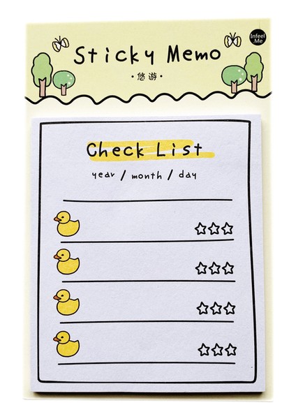 F 30 Yaprak Güneşli Bir Gün Haftalık Plan Yapılacaklar Listesi Yapışkan Not Not Bloknotları Kırtasiye Not Defteri (Yurt Dışından)