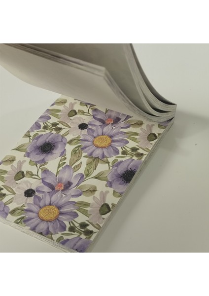 Stil 6 100 Adet Vintage Bloknot Malzeme Kağıt Kitap Büyük Çiçekler Dıy Scrapbooking Kartları Önemsiz Dergisi Retro Arka Plan Dekorasyon Kağıdı (Yurt Dışından)