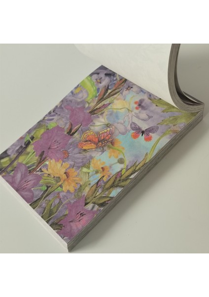 Stil 6 100 Adet Vintage Bloknot Malzeme Kağıt Kitap Büyük Çiçekler Dıy Scrapbooking Kartları Önemsiz Dergisi Retro Arka Plan Dekorasyon Kağıdı (Yurt Dışından)