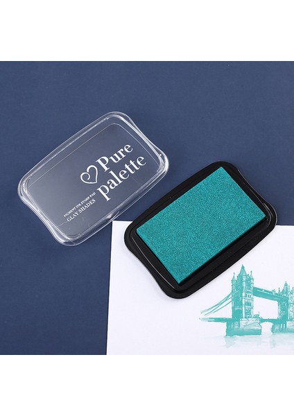 L 12 Renkler Büyük Boy Vintage Inkpad Damga Dıy El Sanatları Scrapbooking Mürekkep Pedleri Kauçuk Ahşap Pullar Kağıt Inkpads Kağıt Dekor (Yurt Dışından)