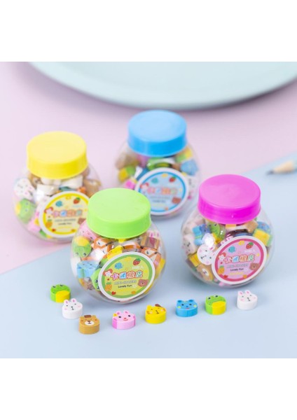 F Öğrenci Sevimli Silgi 50 Adet Kawaii Güzel Meyve Hayvan Tarzı Kalem Silgi Kırtasiye Renk Okul Ofis Silme Malzemeleri Çocuklar Gif (Yurt Dışından) indirimleri