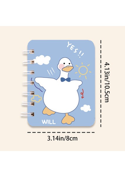 Unicorn 4 Adet/1 Takım A7 Farklı Renk Not Defteri ve Spiral Defter Sevimli Karikatür Desen (Yurt Dışından) indirimleri