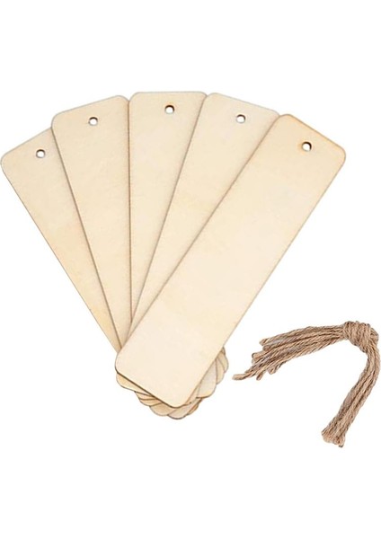 20 Adet Ahşap Boş Imleri, Dikdörtgen Ince Ahşap Kitap Ayraçları Asılı Etiketi Jüt Halatlar ile Düğün Parti Dekorasyon Için Dıy Projeleri (Yurt Dışından) indirimleri