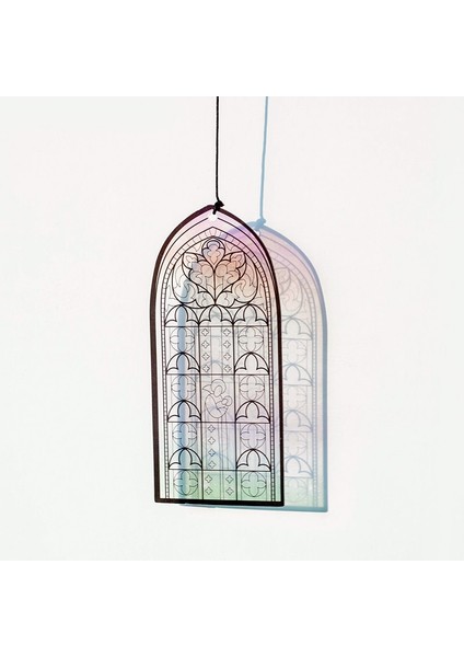 E Yoofun Hikayesi Pencere Tarafından Pvc Kilise Imi Çiçek Okuma Kitap Klibi Retro Kitap Sayfası Işaretleyici Okul Ofis Malzemeleri (Yurt Dışından)