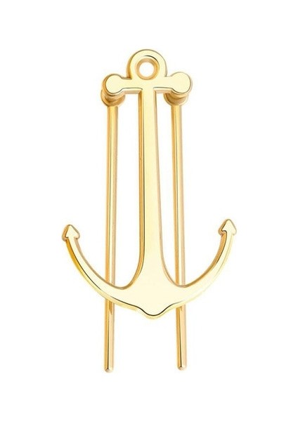 Altın Metal Çapa Imi Yaratıcı Sayfa Tutucu Klip Öğrenciler Için Kitap Okuma Mezuniyet Hediyeleri Okul Kırtasiye Ofis Malzemeleri (Yurt Dışından)